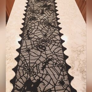 Halloween Knitted Runner